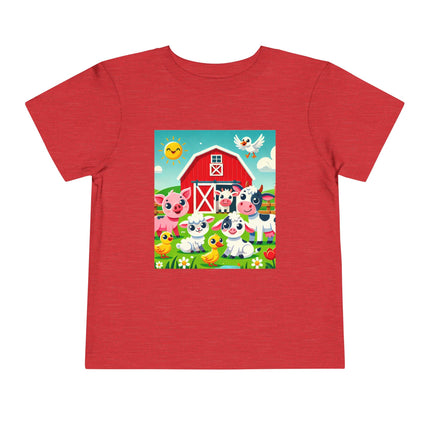 Happy Barnyard Morning Toddler Short Sleeve Tee