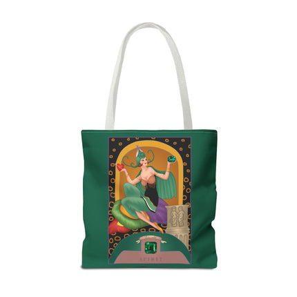 Astrology Gem Series: May & Emerald Tote Bag