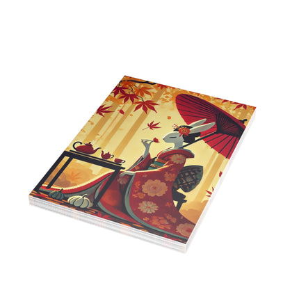 Theatrical Harvest Rabbit Postcards (envelopes included) - Bundles of 10, 30, 50 Pieces