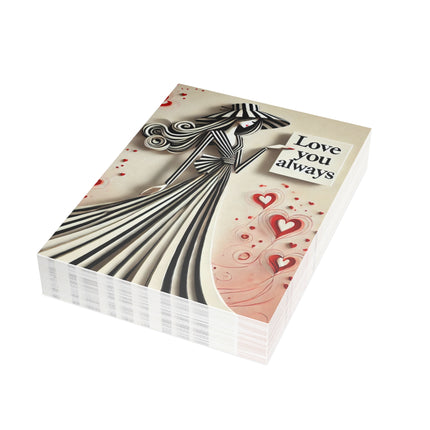 Love You Always Postcard Bundles (envelopes included)