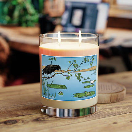 The Crow and the Frog Scented Candle - Full Glass, 11oz