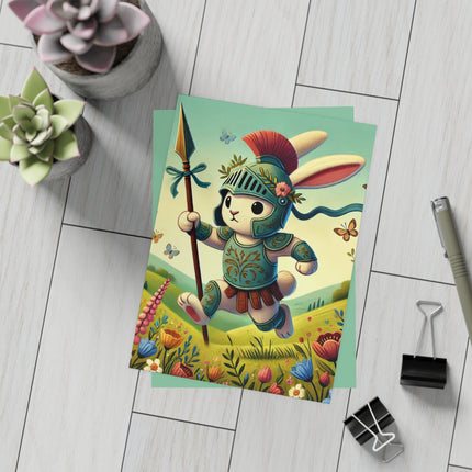 Rabbit Gladiator Postcard Bundles (envelopes included) - Bundles of 10, 30, 50 Pieces