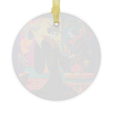 Phantoms of Elegance Glass Ornament
