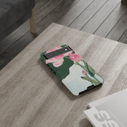 Blooming Lotus Flowers by Ohara Koson Phone Cases