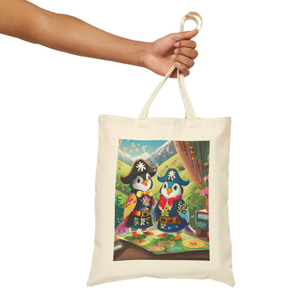 Ahoy, Matey! Cotton Canvas Tote Bag