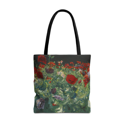 Poppies (A Study of Poppies for Carnation, Lily, Lily, Rose) by John Singer Sargent Tote Bag (AOP)