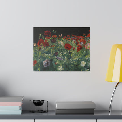 Poppies (A Study of Poppies for Carnation, Lily, Lily, Rose) by John Singer Sargent Matte Canvas, Stretched, 0.75"