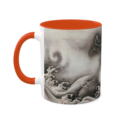 Japanese dragon by Yamada Dōa Colorful Mugs, 11oz