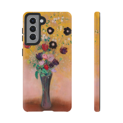 Vase of Flowers by Odilon Redon Phone Cases