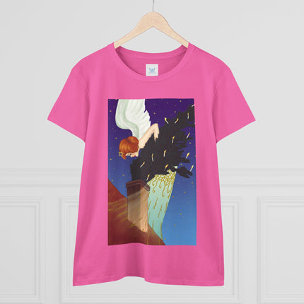 The Christmas Angel Women's Midweight Cotton Tee