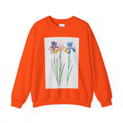 Blue Iris by Anselmus Boëtius de Boodt Heavy Blend™ Crewneck Sweatshirt