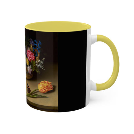 Flower Still Life by Ambrosius Bosschaert Colorful Mugs, 11oz