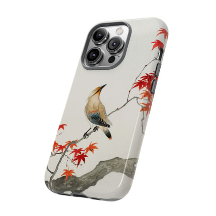 Japanese Bird on Maple by Ohara Koson Phone Cases