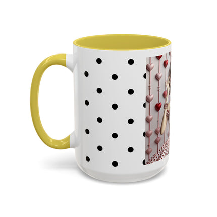 Fashionably Yours, XOXO Colorful Mugs (11oz, 15oz)