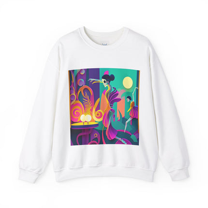 Dance of the Skeleton Ballerinas Unisex Heavy Blend™ Crewneck Sweatshirt