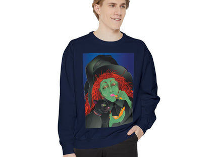 Mirror, Mirror A Witch's Touch Unisex Garment-Dyed Sweatshirt