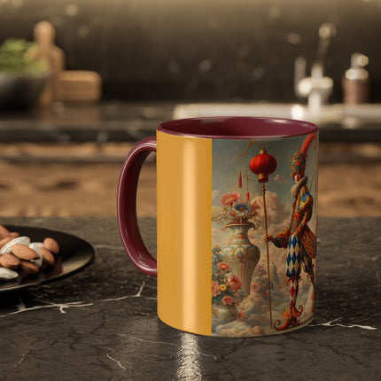 The Ornamental Jester Colorful Mugs (11oz, 15oz)