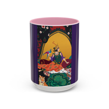 The Jewel Pavilion Colorful Mug (11oz, 15oz) – Royal Elegance, Peacock Beauty & Jewel-Toned Splendor