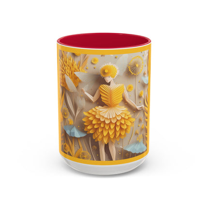Dandelion Fairy Colorful Mugs (11oz, 15oz)