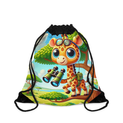 Giraffe Lookout Drawstring Bag