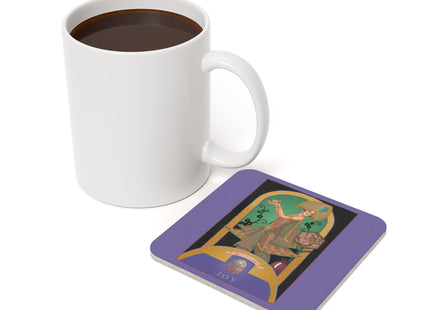 Libra Zodiac Design – October & Opal, Tourmaline | Cork Back Coaster