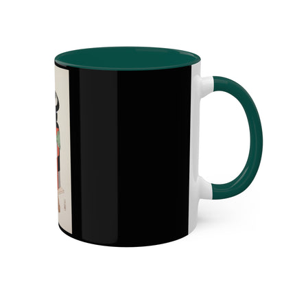 Illustrations of Japanese Toys Pl.020 by Kawasaki Kyosen Colorful Mugs, 11oz