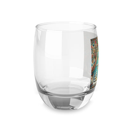 Mischief in Tinselland Whiskey Glass