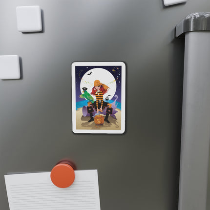 Moonlit Pirate Halloween Die-Cut Magnets (5 Sizes)