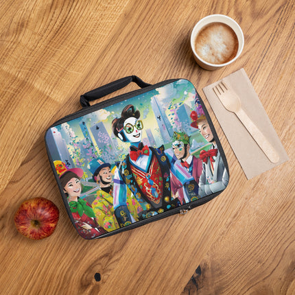 Cyber Punk Robots Lunch Bag