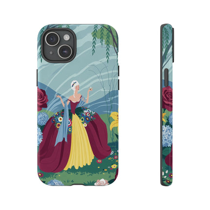 🌹🌿 The Willow Garden Promenade Phone Case – Art Deco Floral Elegance