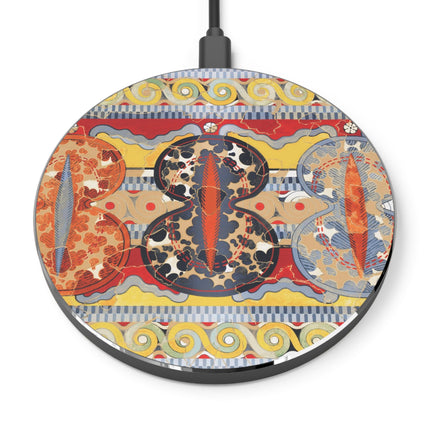 Reproduction of the Shield Frieze by Emile Gilliéron Wireless Charger