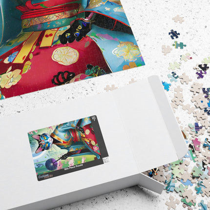 Cyberpunk Geisha Puzzle (110, 252, 520, 1014-piece)
