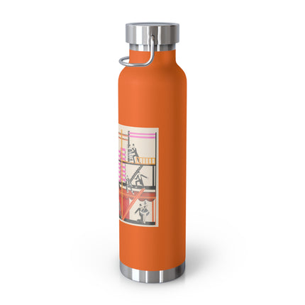 Maquettes de Théatre 4 by Alexandra Exter Copper Vacuum Insulated Bottle, 22oz