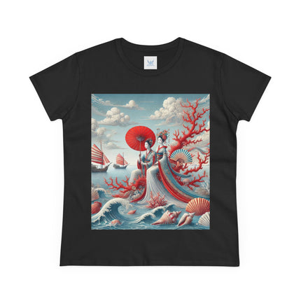 Ladies by the Quiet Sea Cotton Tee