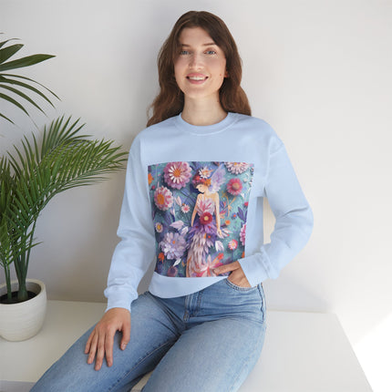 Aster Fairy Unisex Heavy Blend™ Crewneck Sweatshirt