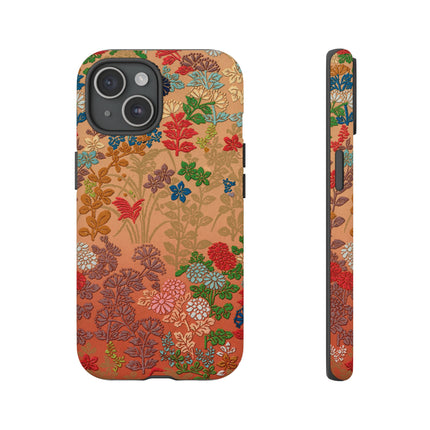 Ornamental Japanese Flower Pattern Phone Cases