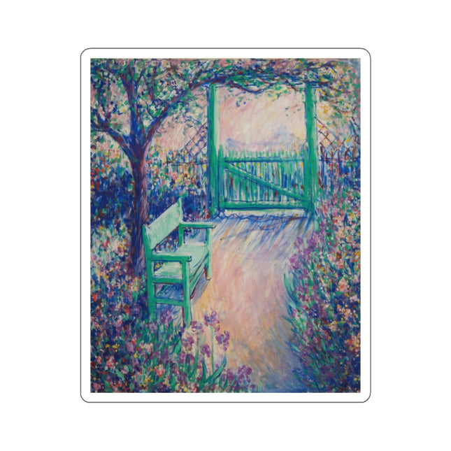 The Artist’s Garden (The Green Chair) by Theodore Earl Butler Kiss-Cut Stickers (4 Sizes)