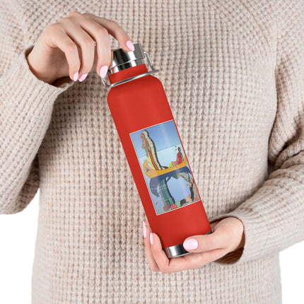 Le long du Missouri (Indian couple on the Missouri River) by George Barbier Copper Vacuum Insulated Bottle, 22oz
