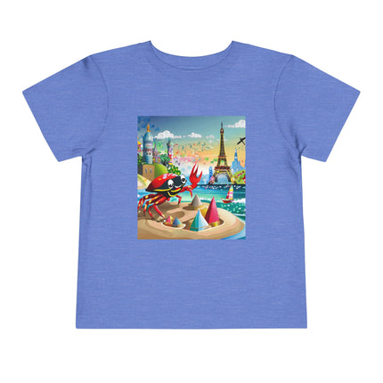 Crab Architect Toddler Short Sleeve Tee