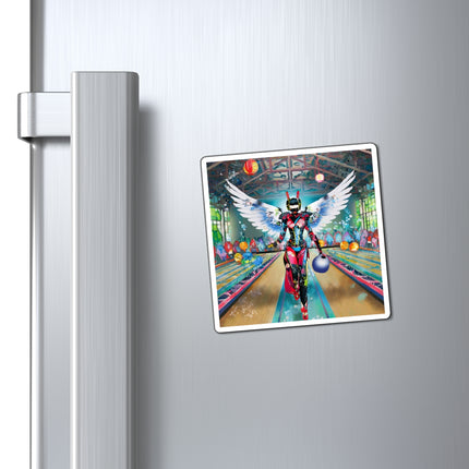 Samurai Robot Angels Magnets (3 Sizes)