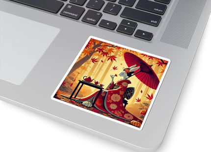 Theatrical Harvest Rabbit Kiss-Cut Stickers (4 Sizes)