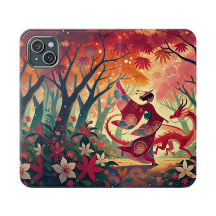 The Dragon Fairy’s Dance Flip Case – Enchanted Grace & Spring Magic