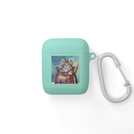 Whiskered Wanderings AirPods Case Cover
