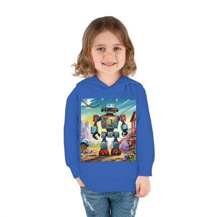 The Rusty Robot Toddler Pullover Fleece Hoodie