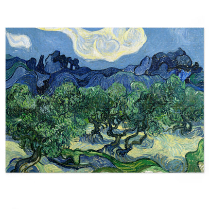 Olive Trees by Vincent Van Gogh Puzzle (30, 110, 252, 500-Piece)