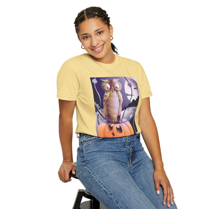 The Startled Pumpkin Unisex Garment-Dyed T-shirt