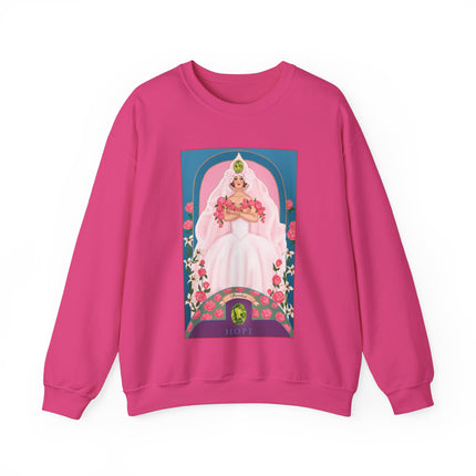 August & Peridot (from the Gem Series) by Sofia Chiostri Unisex Heavy Blend™ Crewneck Sweatshirt