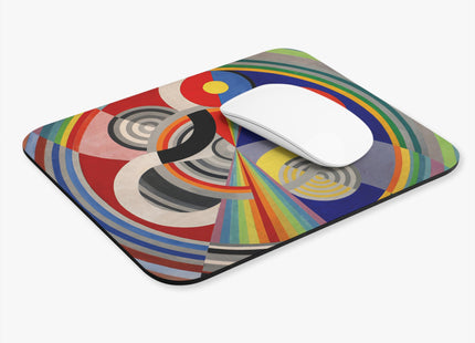 Rythme No. 1 by Robert Delaunay Mouse Pad, Rectangle
