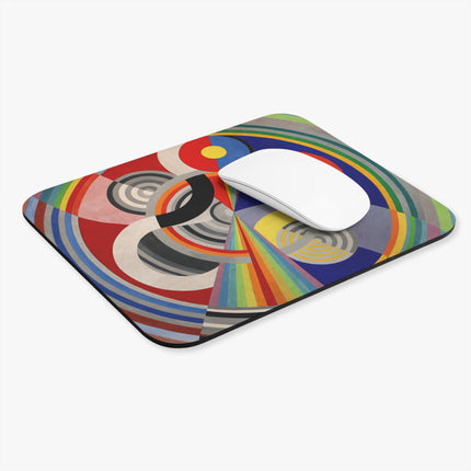 Rythme No. 1 by Robert Delaunay Mouse Pad, Rectangle