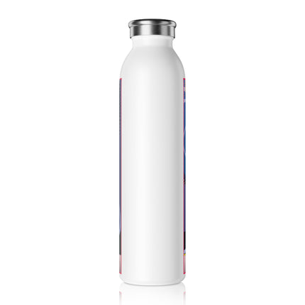 Smoke and Secrets: A Glamorous Encounter in Prohibition Era Slim Water Bottle